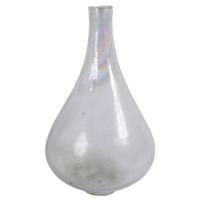 Vickerman 16" Iridescent Rainbow Glass Vase