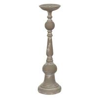 Vickerman 20.8" White Polyresin Candlestick