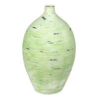 Vickerman 18" Mint Textured Stroke Vase