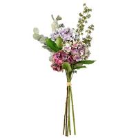 Vickerman 36" Artificial Gray Lilac Hydrangea Bundle Bouquet