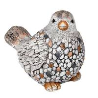 Vickerman 8.5" Gray Bird Figurine