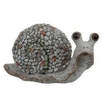 Vickerman 7.5" Gray Snail Figurine