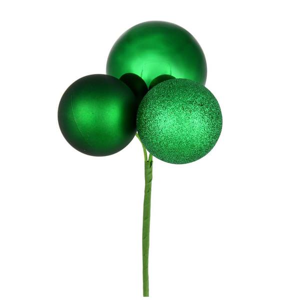 18" Green Ornament Pick (4 pack)