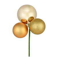 View 18" Gold Ornament Pick (4 pack)