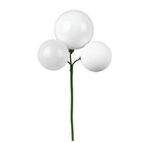 Vickerman 18" White Ornament Pick (4 pack)