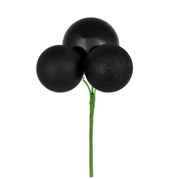 18" Black Ornament Pick (4 pack)