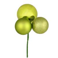 Vickerman 18" Lime Ornament Pick (4 pack)