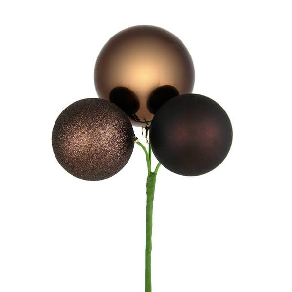 18" Chocolate Pick Christmas Decoration (4 Pack)
