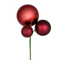 Vickerman 18" Wine Pick Christmas Decoration (3 Pack)