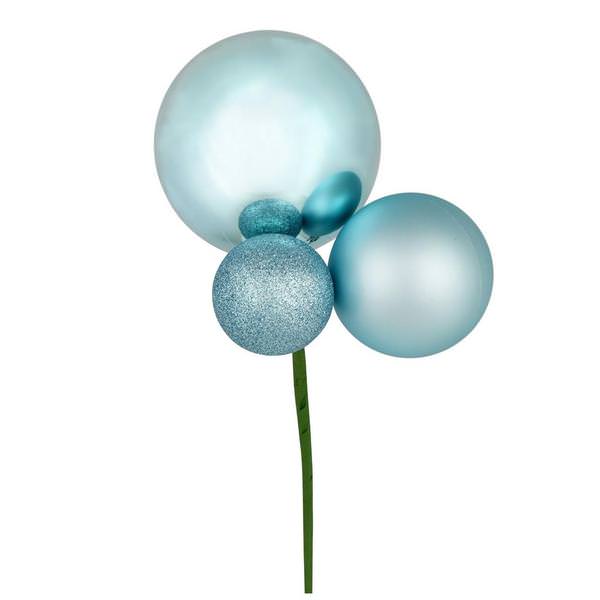 18" Baby Blue Ornament Pick (3 pack)