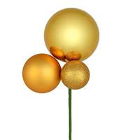 Vickerman 18" Honey Gold Pick Christmas Ornament (3 Pack)