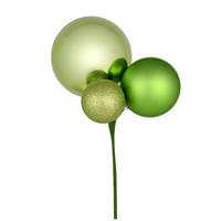 Vickerman 18" Celadon Ornament Pick (3 pack)