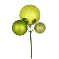 Vickerman 18" Lime Ornament Pick (3 pack)