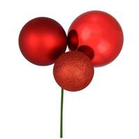 Vickerman 18" Red Ornament Pick (2 pack)