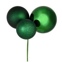 Vickerman 18" Emerald Ornament Pick (2 pack)