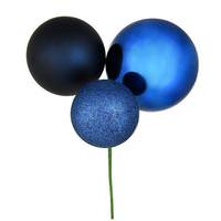 Vickerman 18" Midnight Blue Ornament Pick (2 pack)