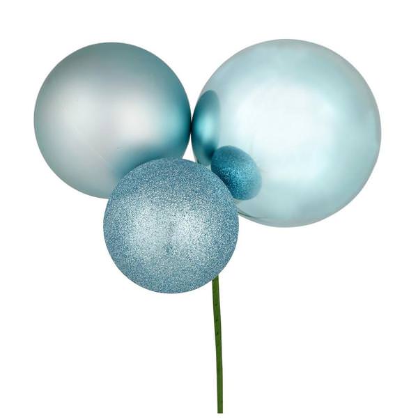 18" Baby Blue Ornament Pick (2 pack)