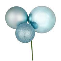 Vickerman 18" Baby Blue Ornament Pick (2 pack)