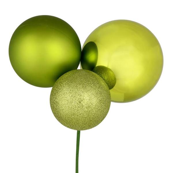 18" Lime Pick Christmas Ornament (2 Pack)