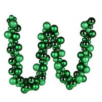 Vickerman 6' Green Assorted Ball Garland