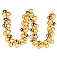 Vickerman 6' Gold Assorted Ball Garland