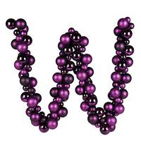 Vickerman 6' Plum Ball Christmas Ornament