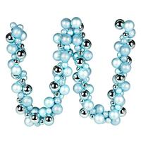 Vickerman 6' Baby Blue Assorted Ball Garland