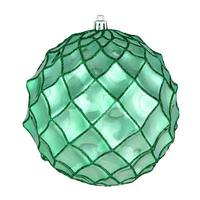 Vickerman 4" Seafoam Green Shiny Form Ball Ornament (6 pack)