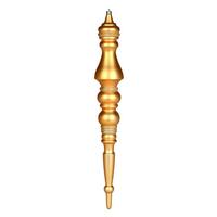 Vickerman 20" Gold Matte Finial Ornament