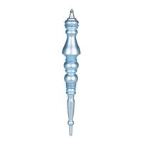 Vickerman 20" Baby Blue Matte Finial Ornament