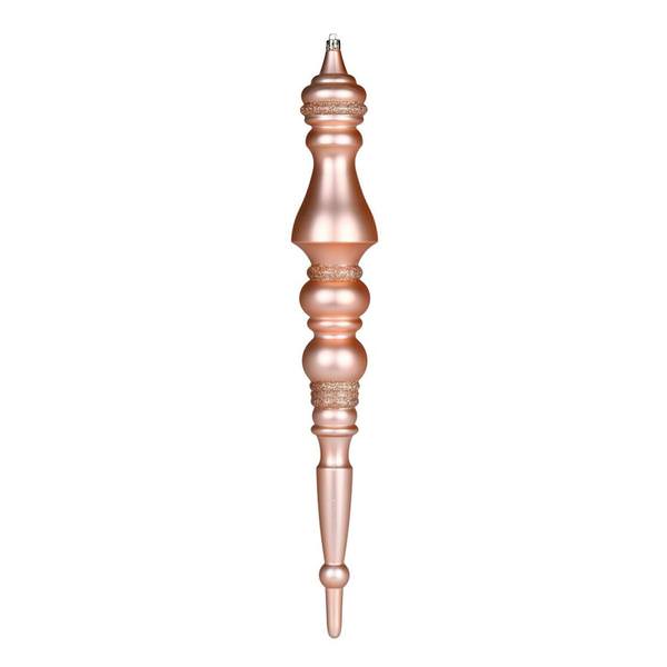 20" Cafe Latte Matte Finial Ornament