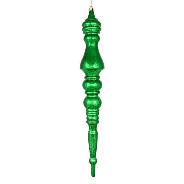 20" Green Mercury Finial Ornament