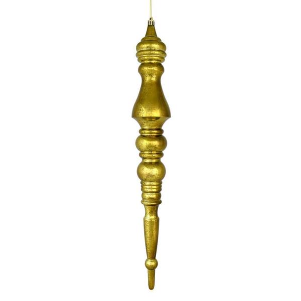 20" Olive Mercury Finial Ornament