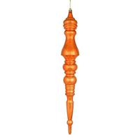 Vickerman 20" Burnished Orange Mercury Finial Ornament