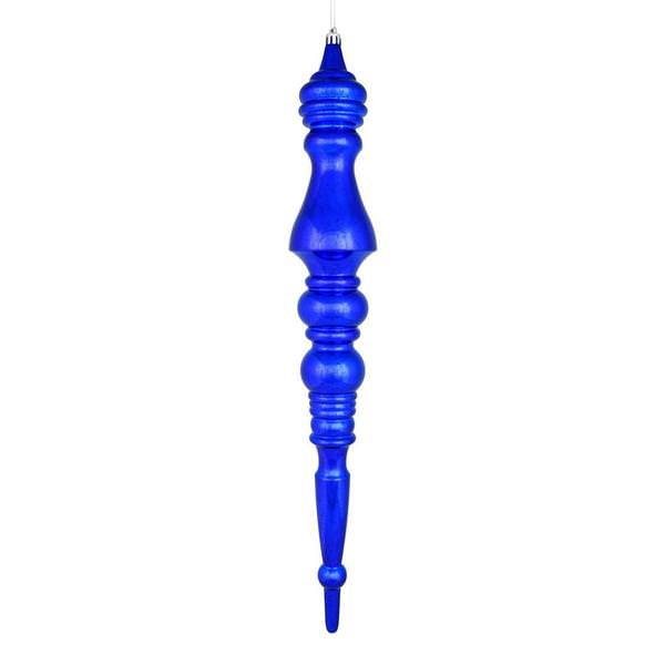 20" Cobalt Blue Mercury Finial Ornament