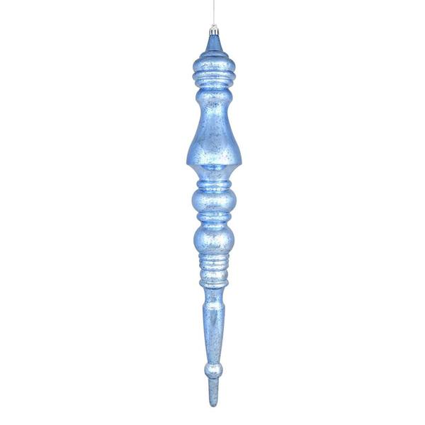 20" Periwinkle Mercury Finial Ornament