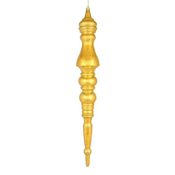 20" Honey Gold Mercury Finial Christmas Ornament