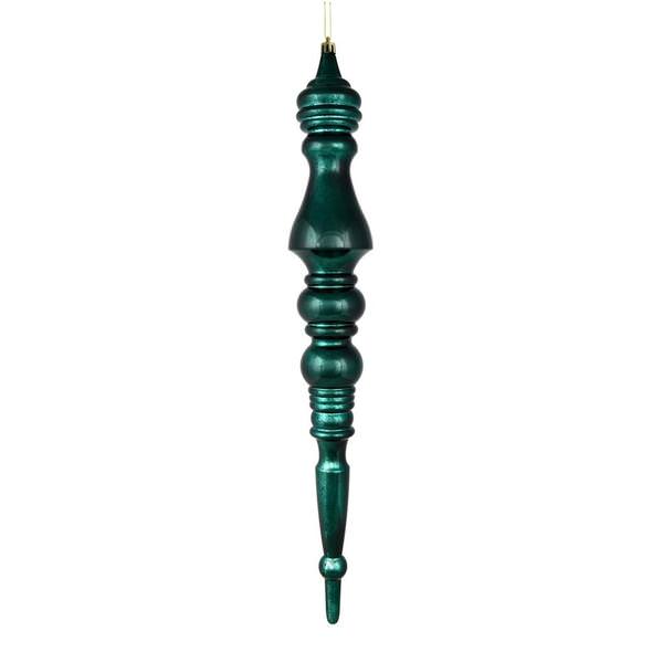 20" Sea Blue Mercury Finial Ornament