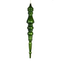 Vickerman 20" Moss Green Mercury Finial Ornament