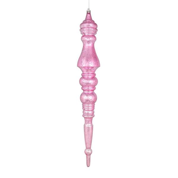 20" Pink Mercury Finial Ornament