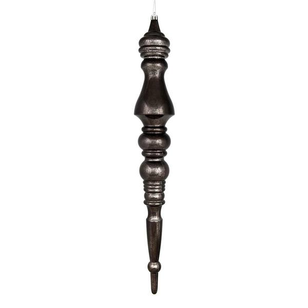 20" Gunmetal Mercury Finial Ornament