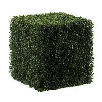Vickerman 20" Artificial Boxwood Cube