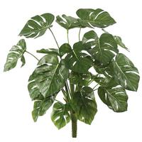 Vickerman 22" Artificial Green Split Philodendron Bush (2 pack)