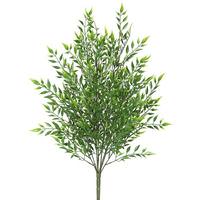 Vickerman 20" Artificial Green Mini Bamboo Bush (2 pack)