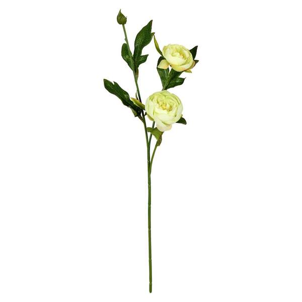 16" Artificial Lime Peony Spray (6 pack)