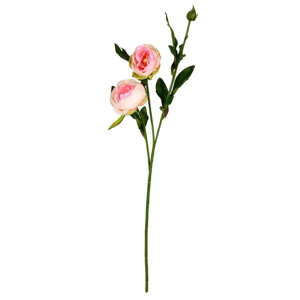 16" Artificial Pink Peony Spray (6 pack)