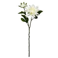 View 17" Artificial Cream Dahlia Spray (6 pack)