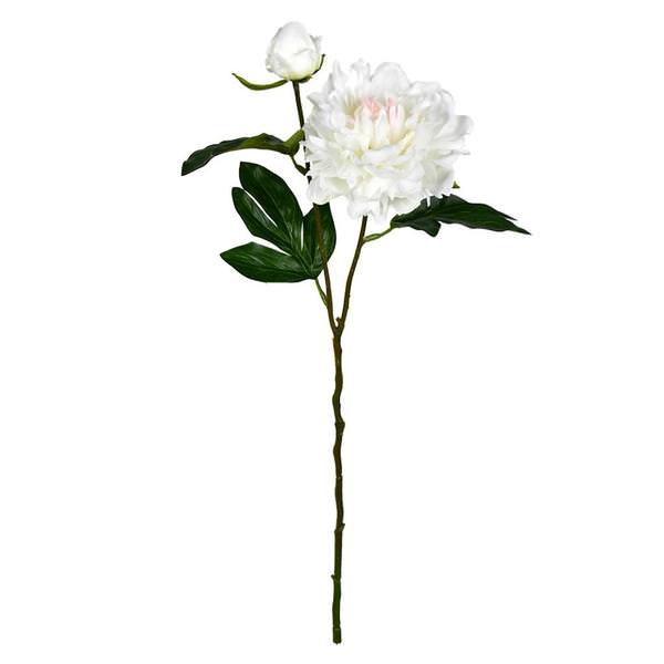 16" Artificial Pink Cream Peony Spray (6 pack)