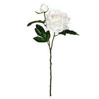 View 16" Artificial Pink Cream Peony Spray (6 pack)