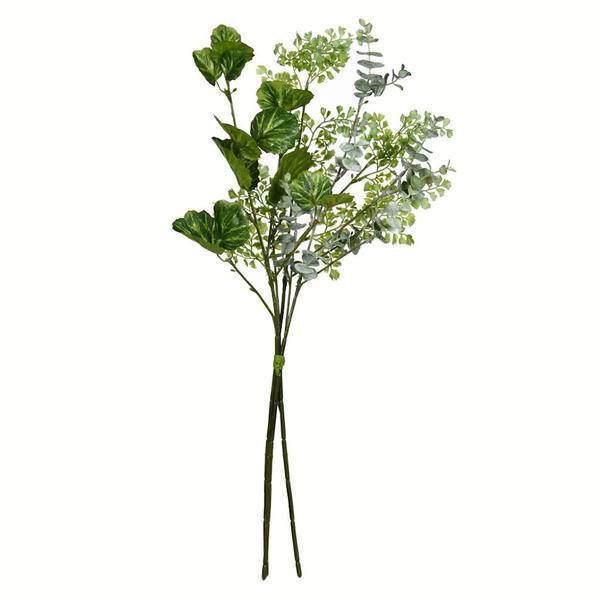 26" Artificial Green Mixed Greenery Bundle (2 pack)